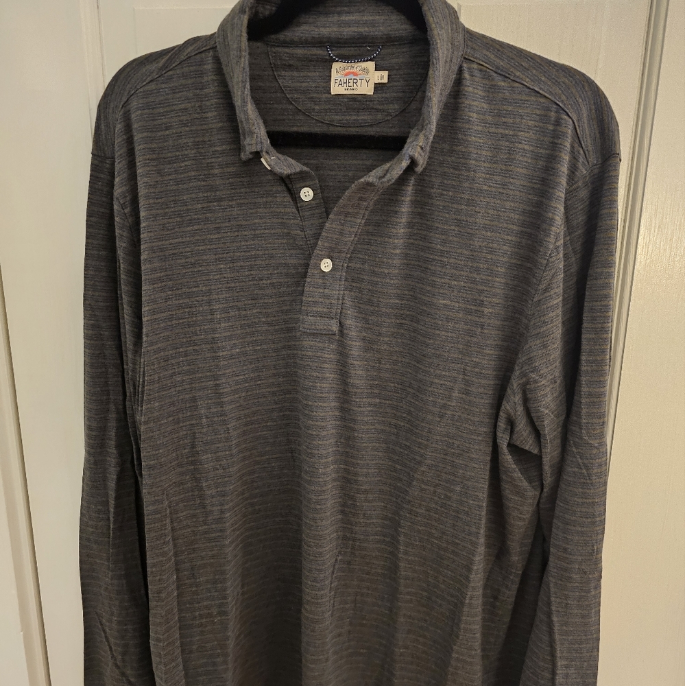 Faherty Men's Long Sleeve